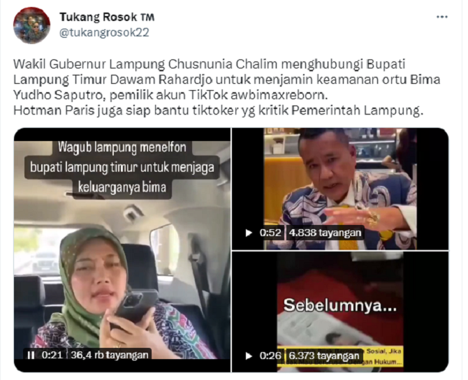 Sisi Lain dari Kritik Bima: Akun Tukang Rosok dan Nunik yang Untung Banyak