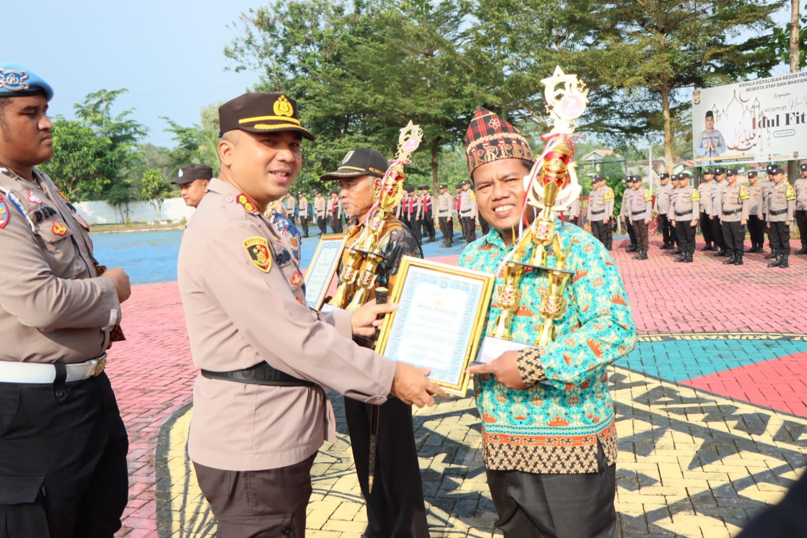Desa Taman Sari Gedongtataan Juara Pertama Lomba Pos Satkamling