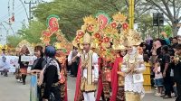 Rangkaian HUT ke-14, Pemkab Pringsewu Gelar Pawai Budaya