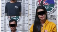 Transaksi Narkoba di Rumah Kos, 1 Perempuan dan 2 Pria Diamankan