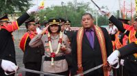 Sambut Lepas Kapolres Pesawaran Diwarnai Sukacita