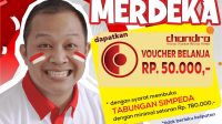 Promo Merdeka, Buka tabungan Simpeda Bank Lampung Dapat Voucher Belanja