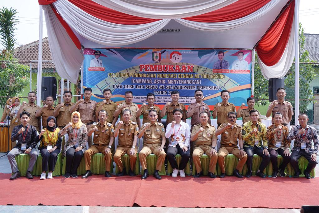 Guru dan Siswa Pringsewu Terlibat Pelatihan Metode Gasing