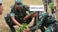 Korem 043 Gatam Sambut HUT Kodam II Sriwijaya dengan Aksi Hijau