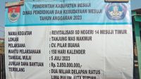 Revitalisasi SDN 14 Mesuji Timur Terindikasi Tak Sesuai Spek
