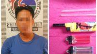 Asyik Hisap Sabu, Residivis Bandar Narkoba Digerebek Polres Tubaba
