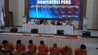 8 Pelaku Jaringan Fredy Pratama Diringkus Polda Lampung, 38 Kg Sabu Disita