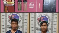 Asyik Pesta Sabu, Dua Pemuda Asal Pesawaran Digerebek Polisi