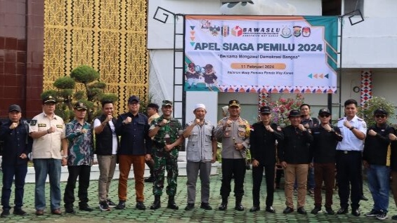 Bawaslu Waykanan Gelar Apel Siaga untuk Pemilu Jurdil