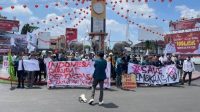 Mahasiswa Lampung Teriakkan Pudarnya Demokrasi!