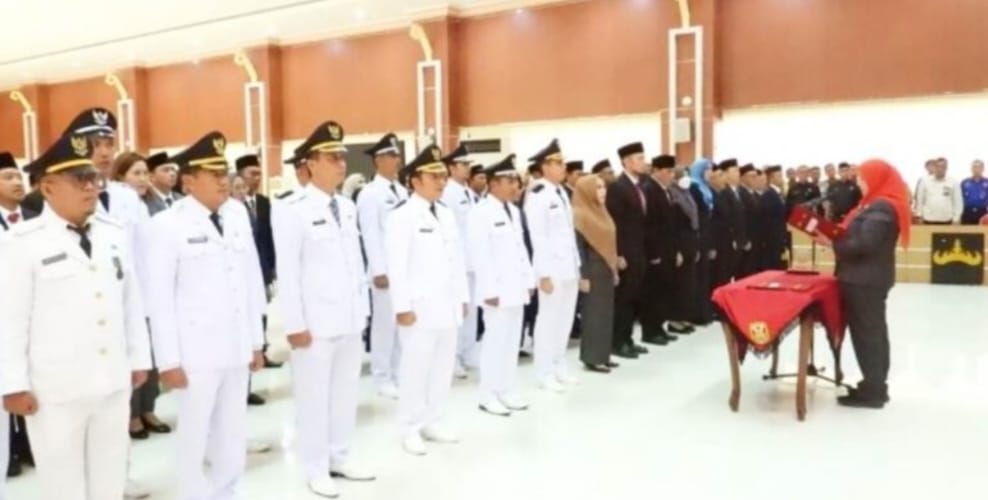 Walikota Bandarlampung Lantik 110 Pejabat 